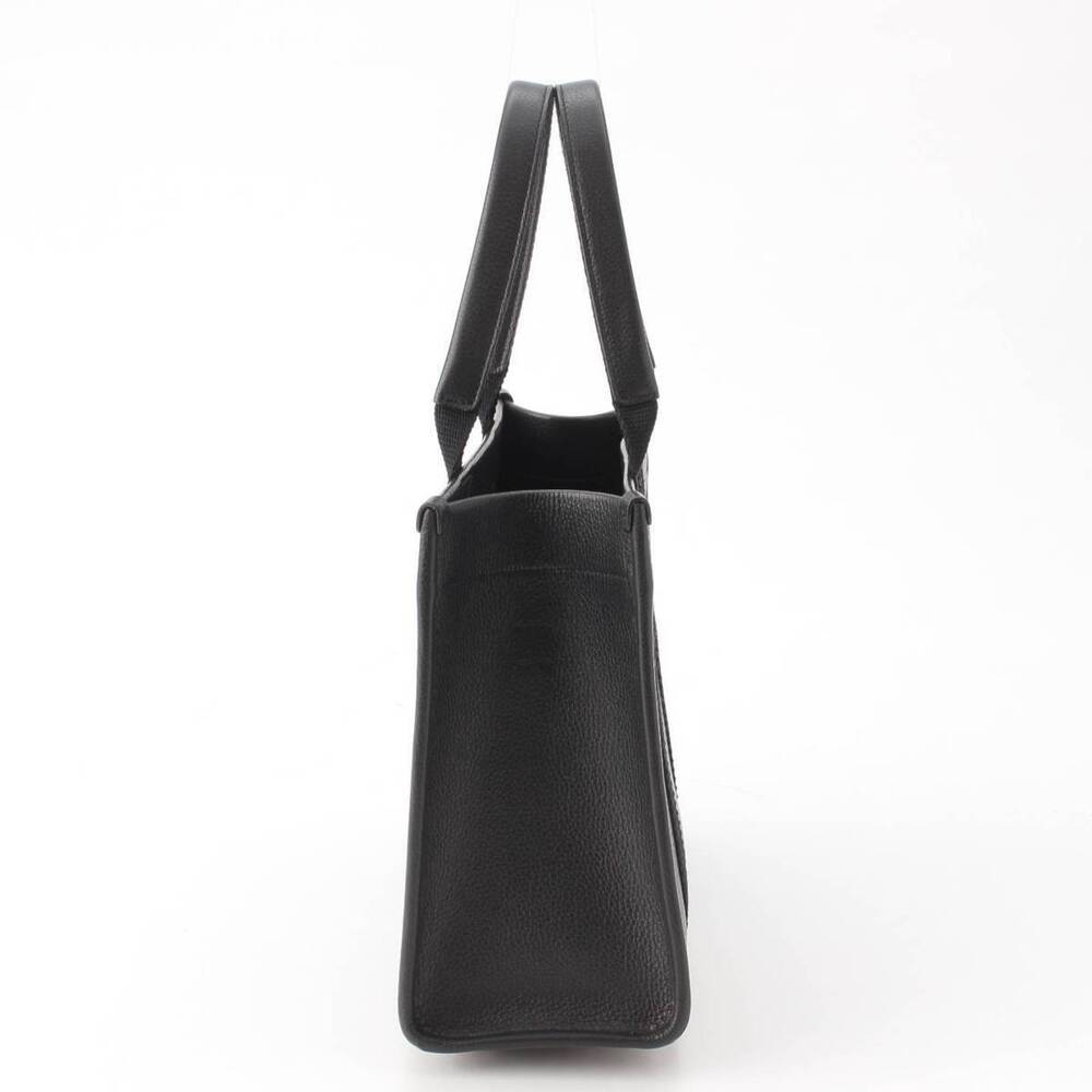 Balenciaga Logo Leather Handbag Shoulder Bag Black - Picture 3 of 8